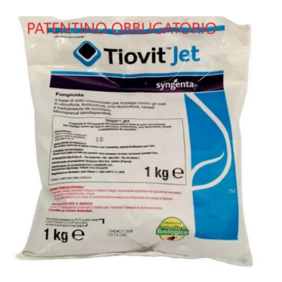 TIOVIT JET Fongicide à base de soufre micronisé en microgranules dispersables dans l'eau