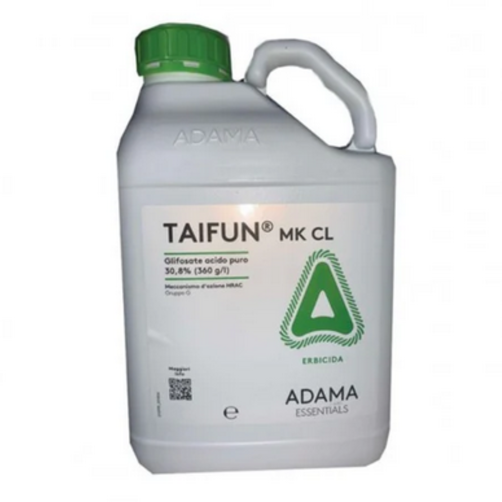 ADAMA TAIFUN MK CL HERBICIDE TOTAL HERBICIDE SEC À USAGES MULTIPLES GLYPHOSATE LT.5