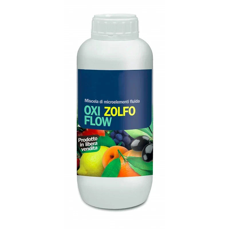 Fongicide à base de soufre Oxy Soufre Flow 1 L – action préventive et curative contre l’oïdium et la tavelure